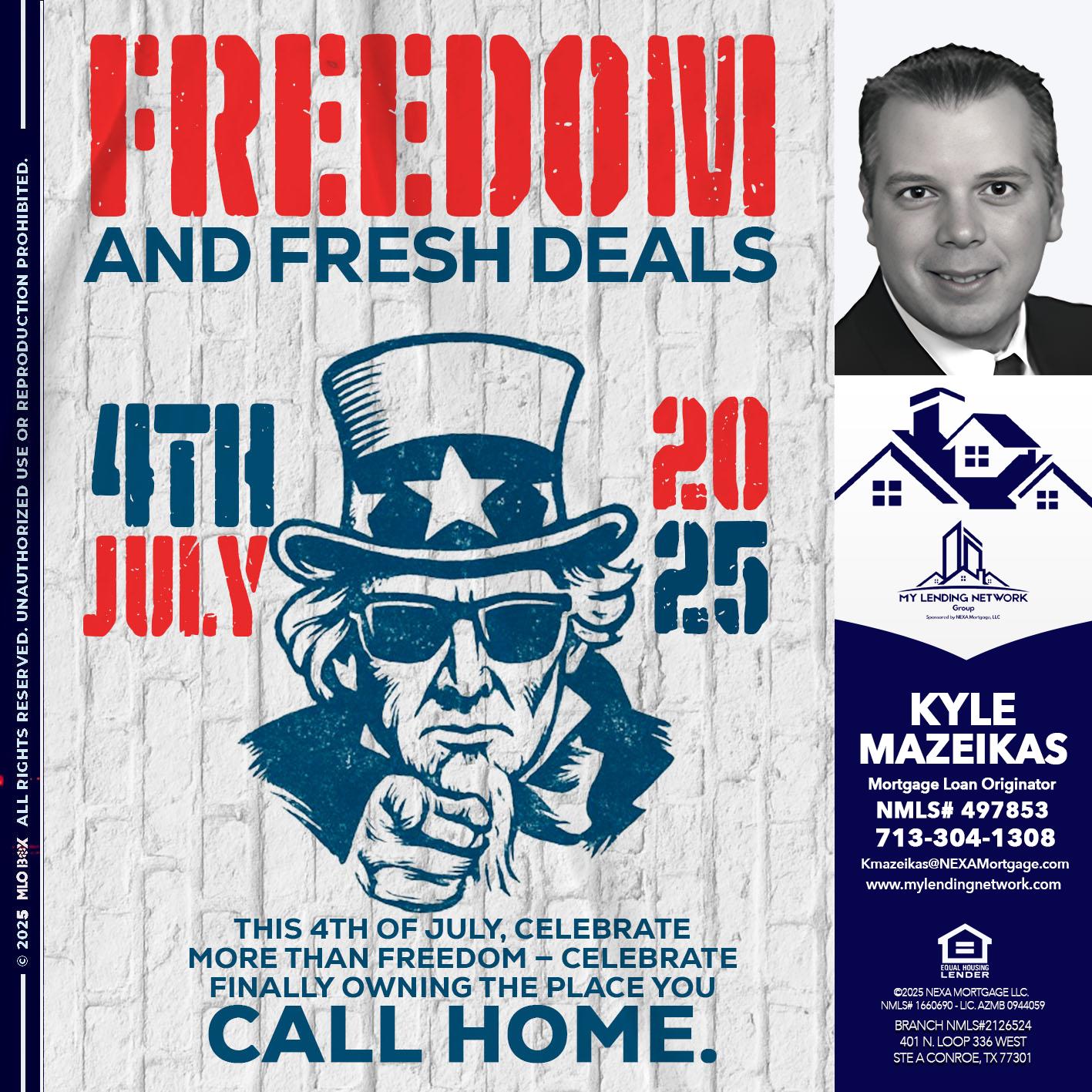 FREEDOM - Kyle Mazeikas -Branch Manager / Mortgage Advisor