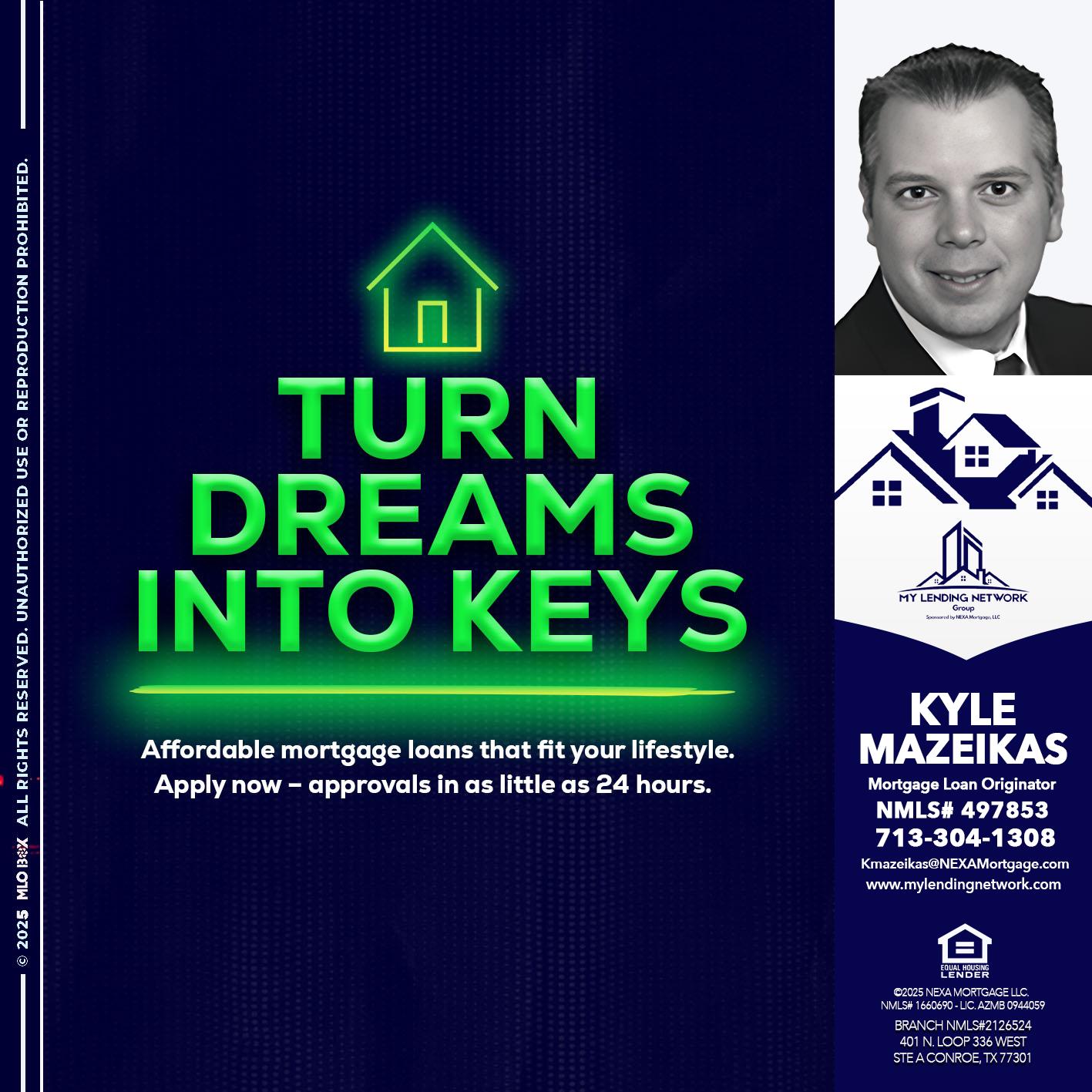 turn dreams - Kyle Mazeikas -Branch Manager / Mortgage Advisor