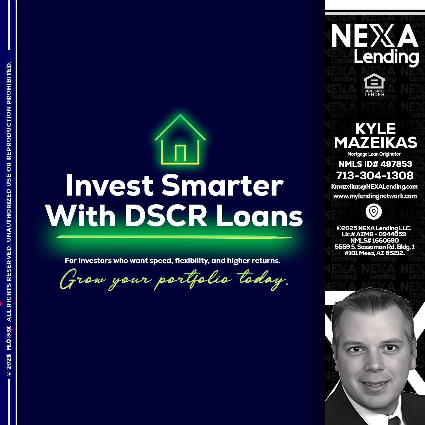 DSCR - Kyle Mazeikas -Branch Manager / Mortgage Advisor