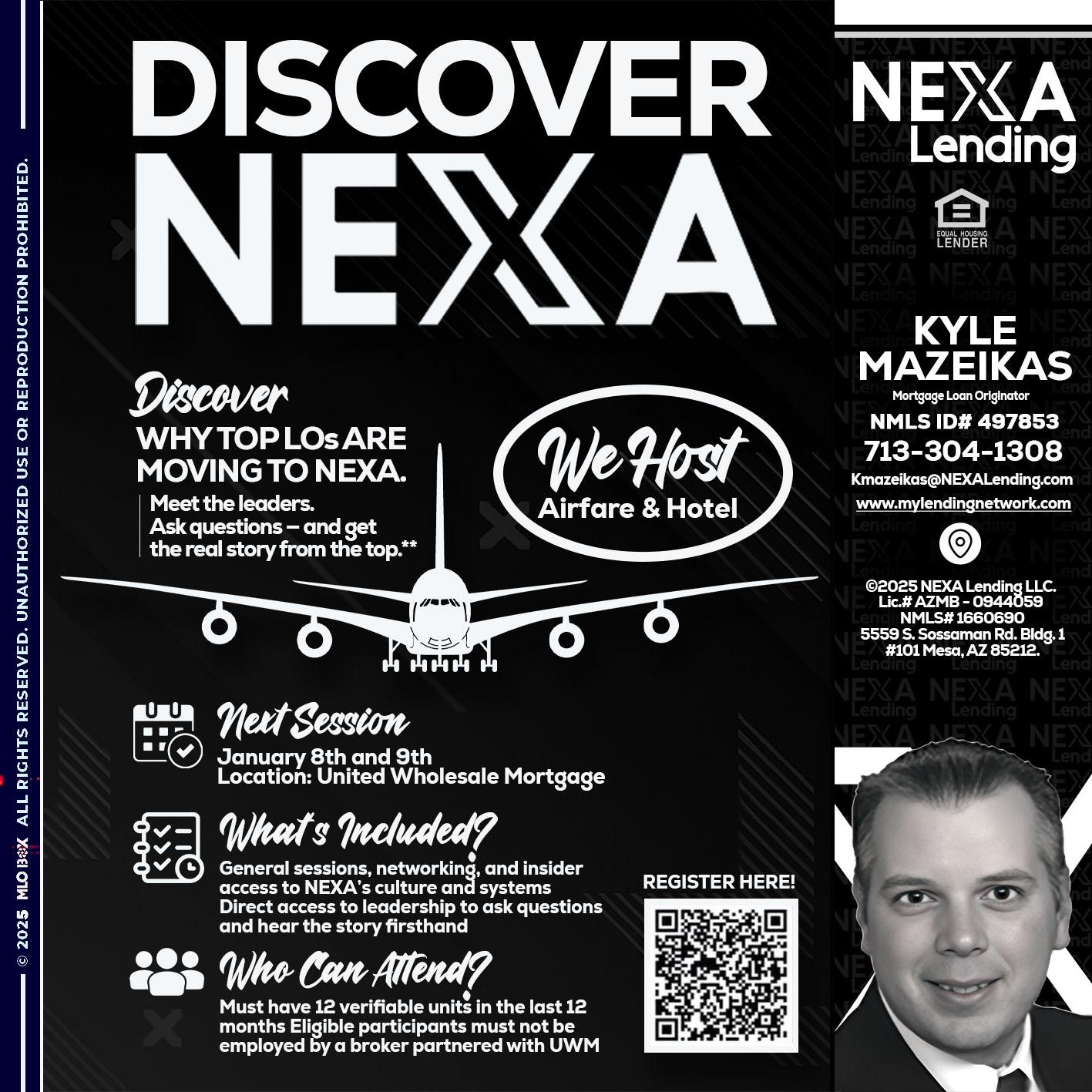 DISCOVER NEXA - Kyle Mazeikas -Branch Manager / Mortgage Advisor