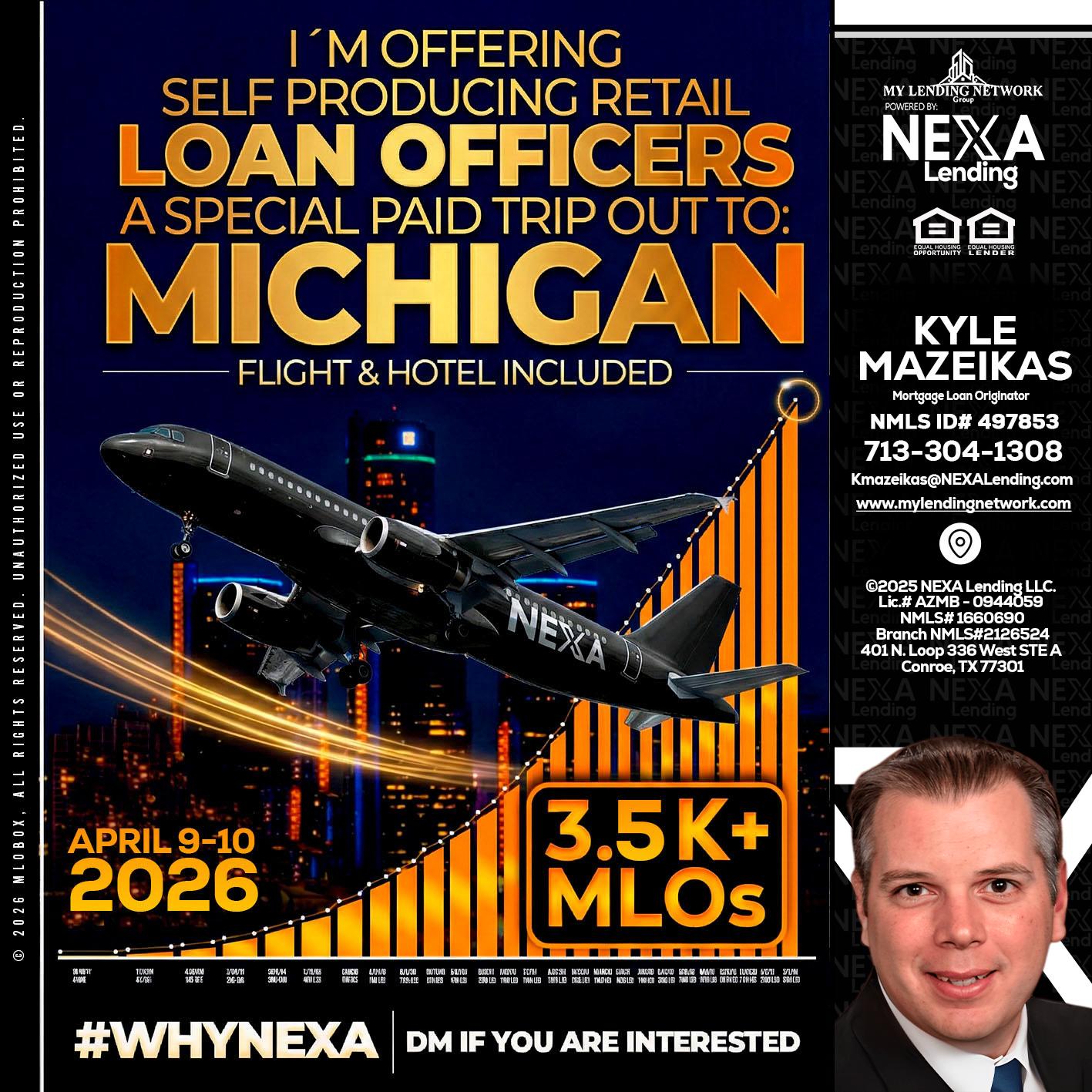 3.5K - Kyle Mazeikas -Branch Manager / Mortgage Advisor