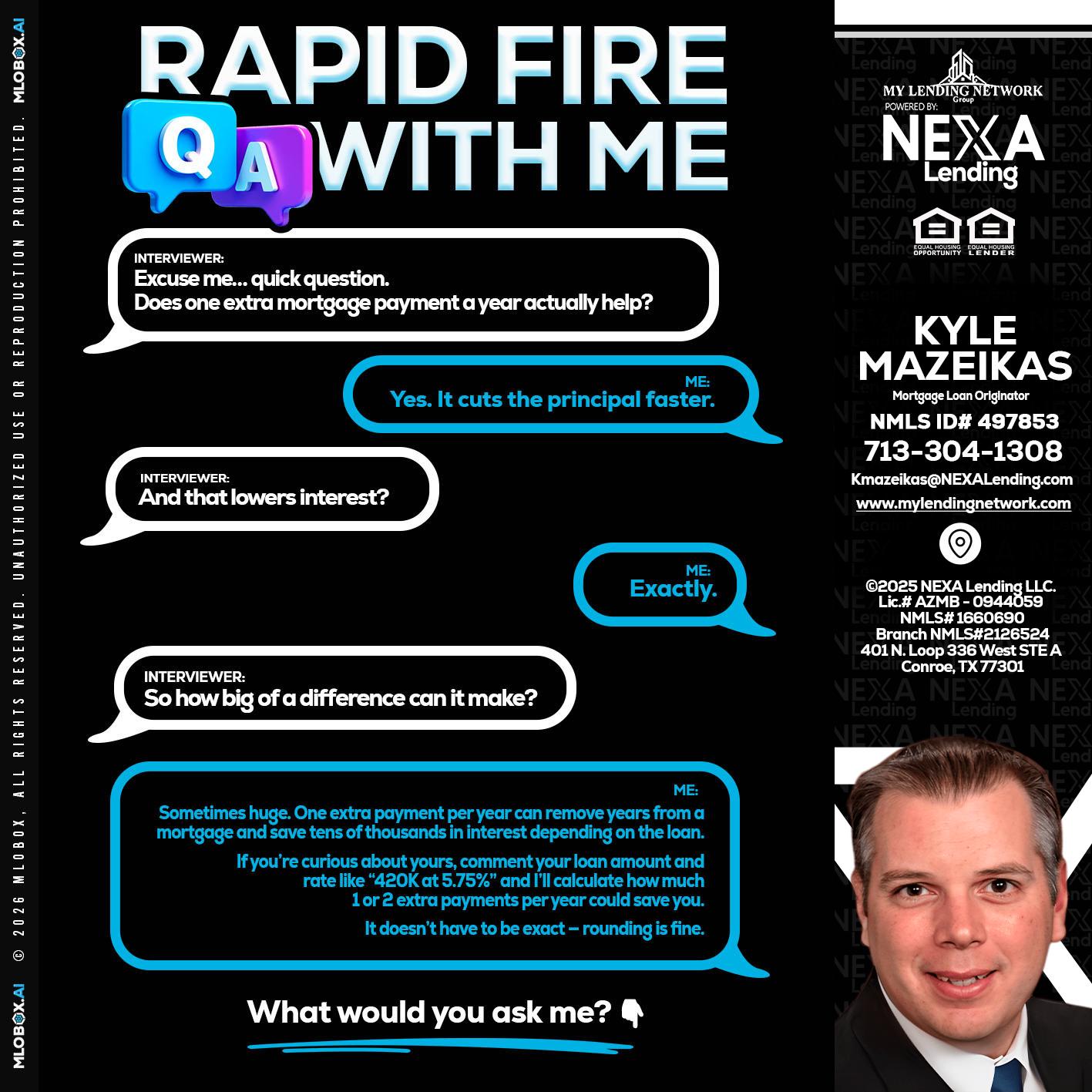 RAPID Q&A - Kyle Mazeikas -Branch Manager / Mortgage Advisor
