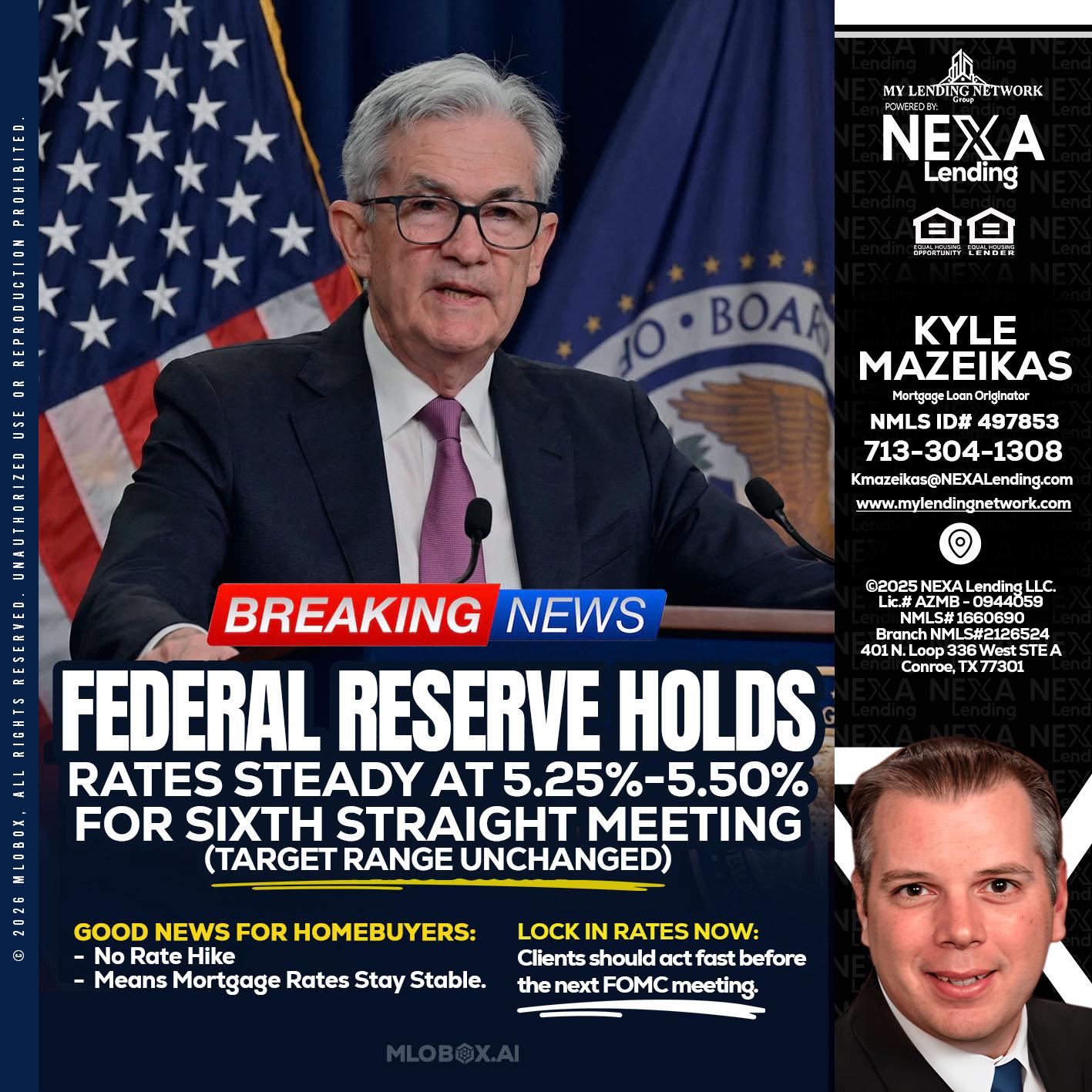 federal reserve - Kyle Mazeikas -Branch Manager / Mortgage Advisor