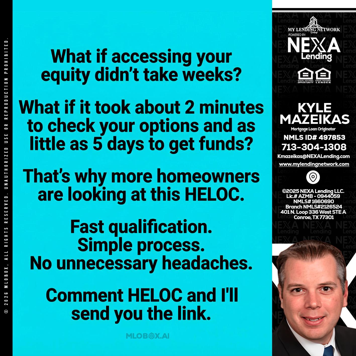 what if - Kyle Mazeikas -Branch Manager / Mortgage Advisor