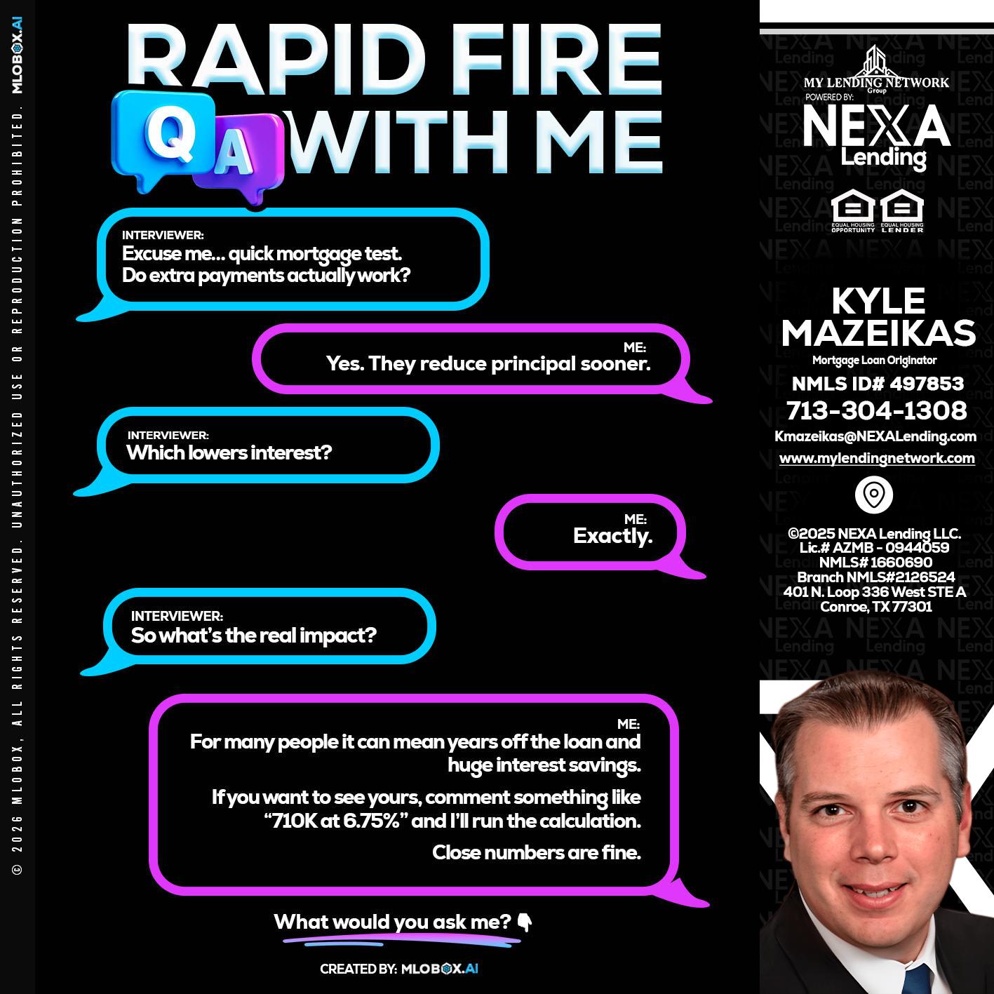 RAPID QA - Kyle Mazeikas -Branch Manager / Mortgage Advisor
