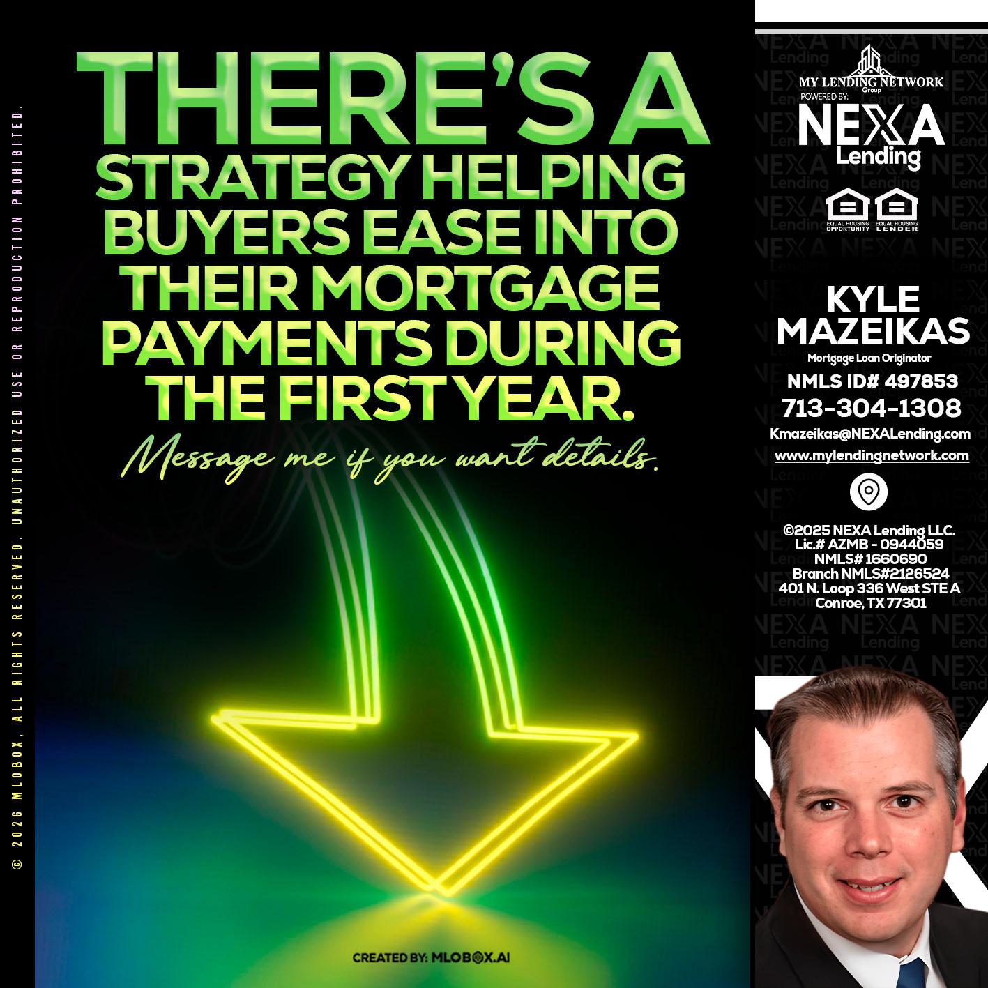THERES A STATEGY - Kyle Mazeikas -Branch Manager / Mortgage Advisor