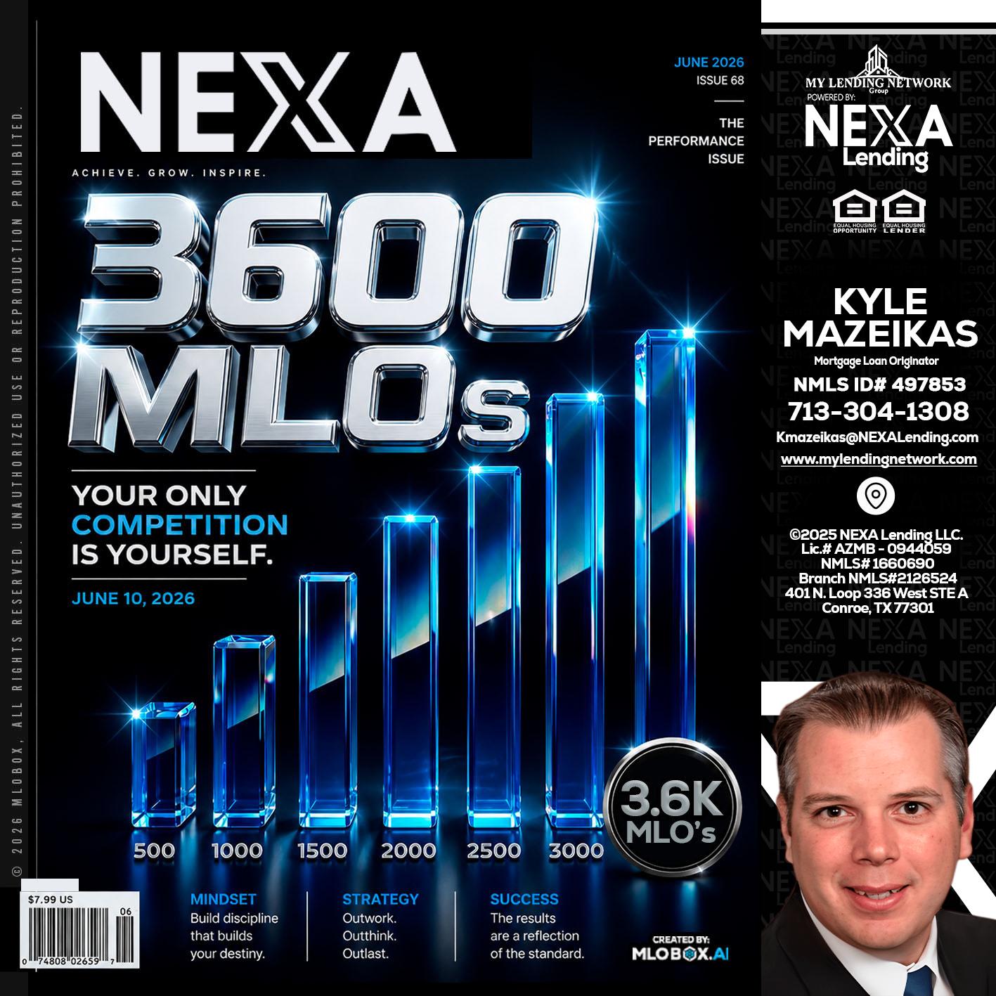 3600 MLOs - Kyle Mazeikas -Branch Manager / Mortgage Advisor