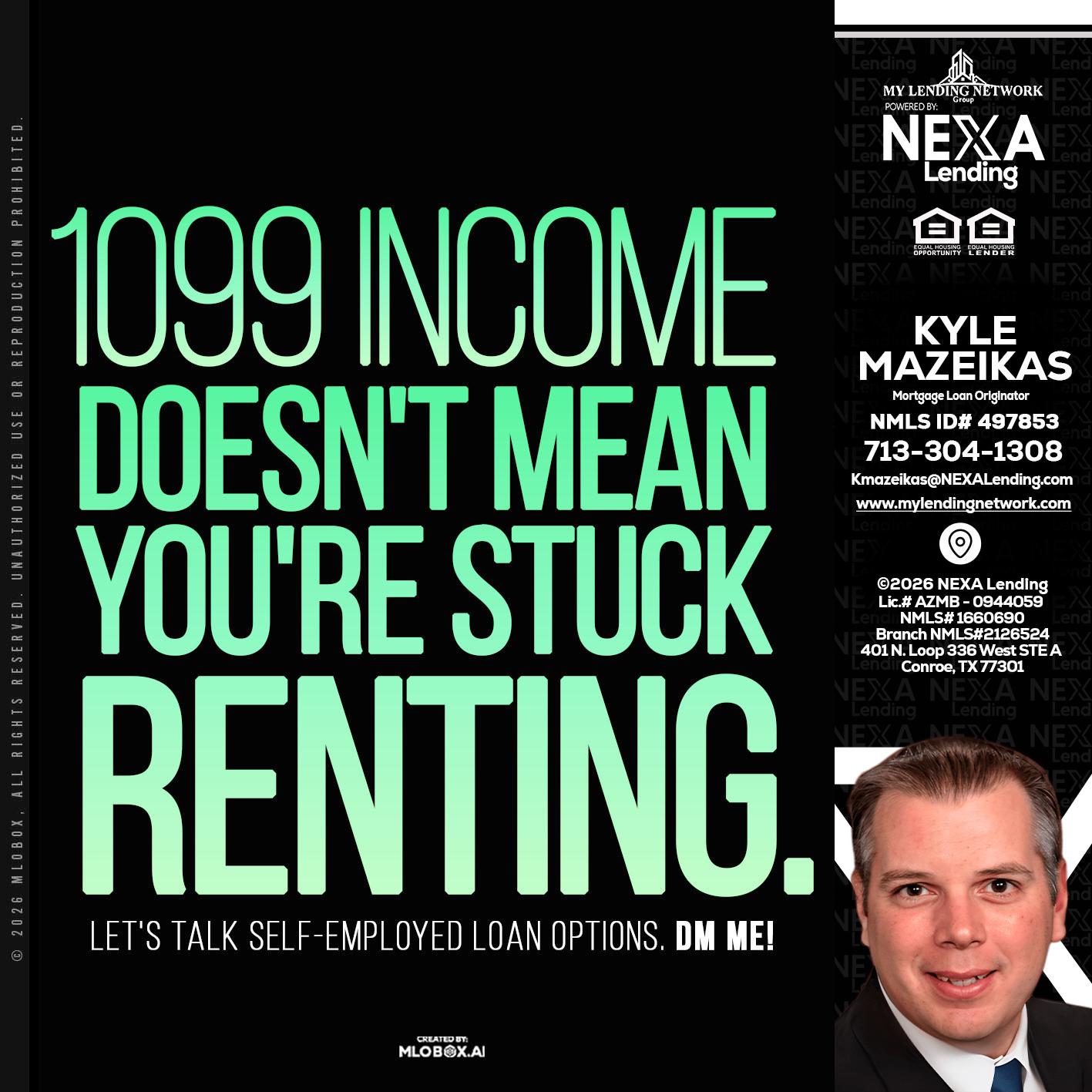 1099 income - Kyle Mazeikas -Branch Manager / Mortgage Advisor
